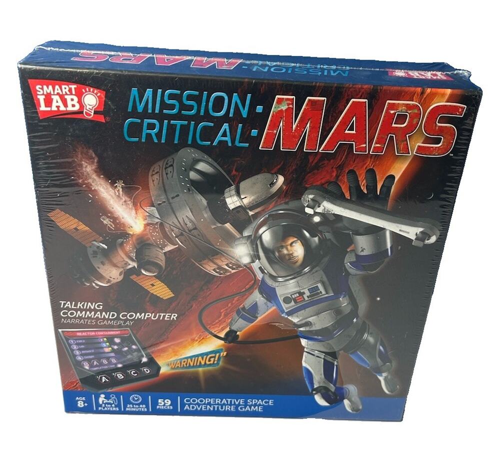 SmartLab Mission Critical MARS Cooperative Space Adventure Board Game New
